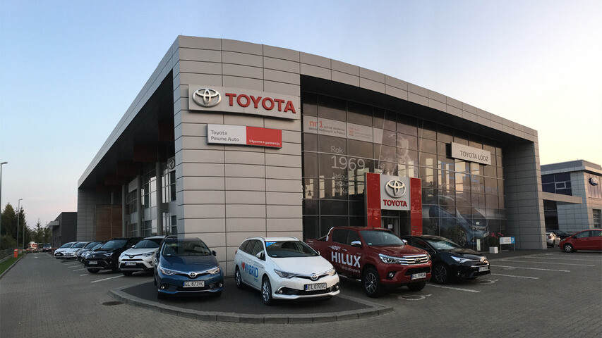 Toyota Łódź - ul. Brzezińska