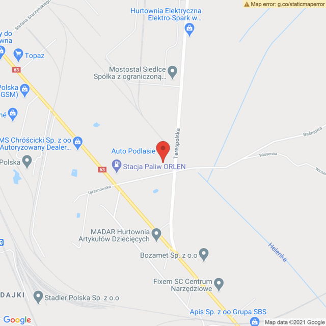 Lokalizacja Toyota Siedlce