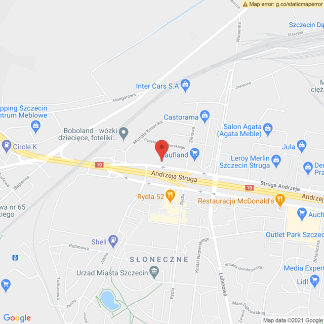 Lokalizacja Toyota Szczecin - Struga