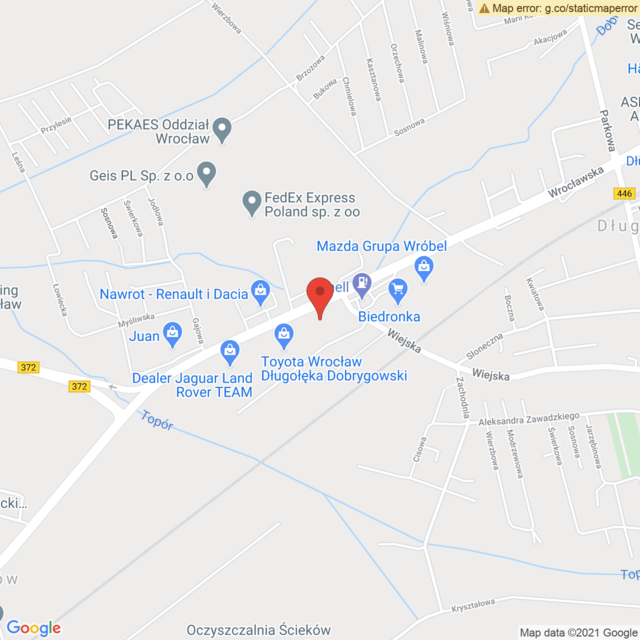 Lokalizacja Toyota Wrocław - Długołęka