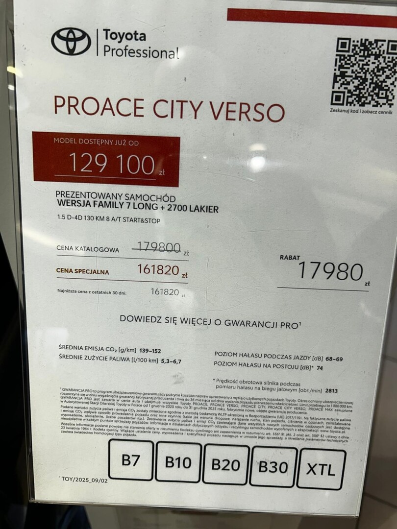 Toyota PROACE CITY VERSO